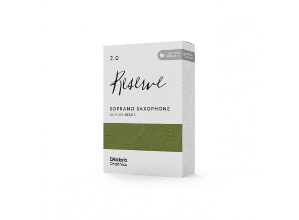 Daddario  Organic Reserve Soprano Saxophone Reeds Strength 3.0+ 10-pack